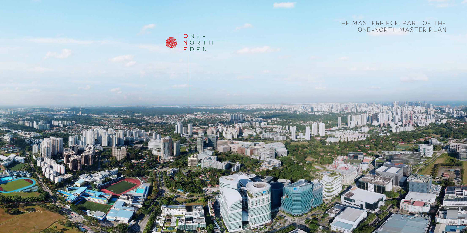 one-north master plan aerial